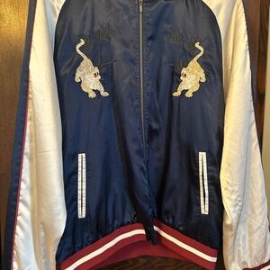 Standard Issue Navy Satin Jacket